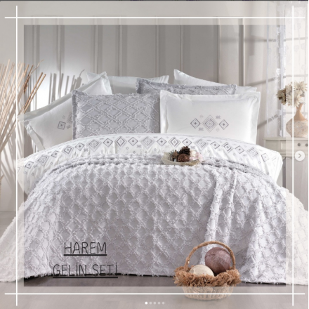 Çapa Home - Çapaev Harem 9 Parça Gelin Seti 